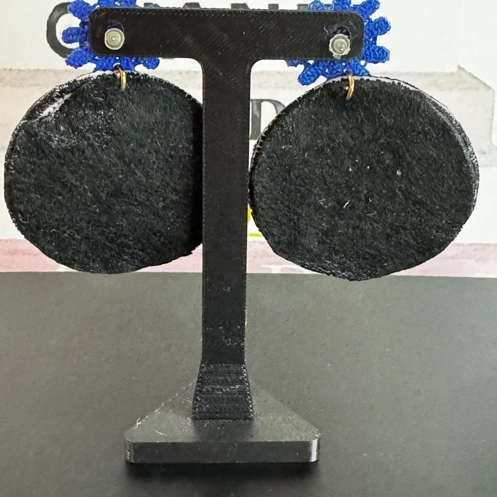 Handmade Led Zeppelin Earrings – Statement Rock Jewelry - Picture 4 of 4